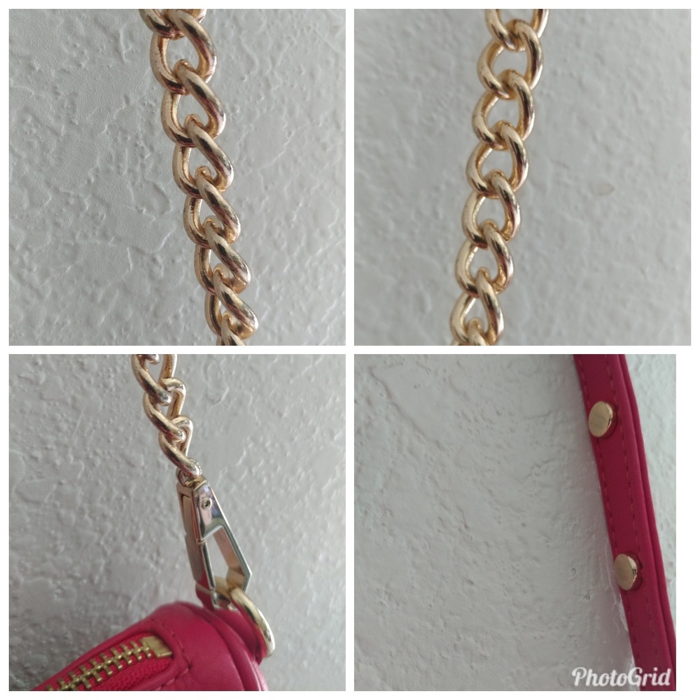 Rebecca Minkoff Red Gold Mini Mac Purse - Picture 5 of 8